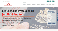 Desktop Screenshot of immigrationcanadaservices.com